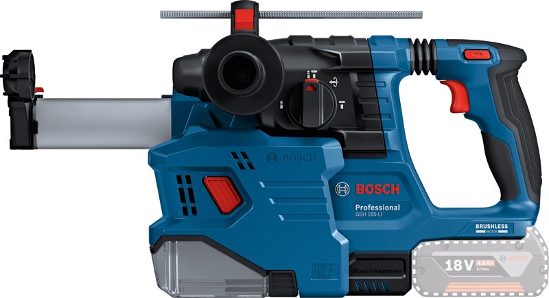  【高雄達順】BOSCH GBH185-LI  18V四溝鋰電無刷免出力三用鎚鑽