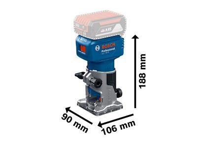 【高雄達順】BOSCH 博世 18V 鋰電免碳刷修邊機 GLF 18V-8 (單機/紙盒裝)