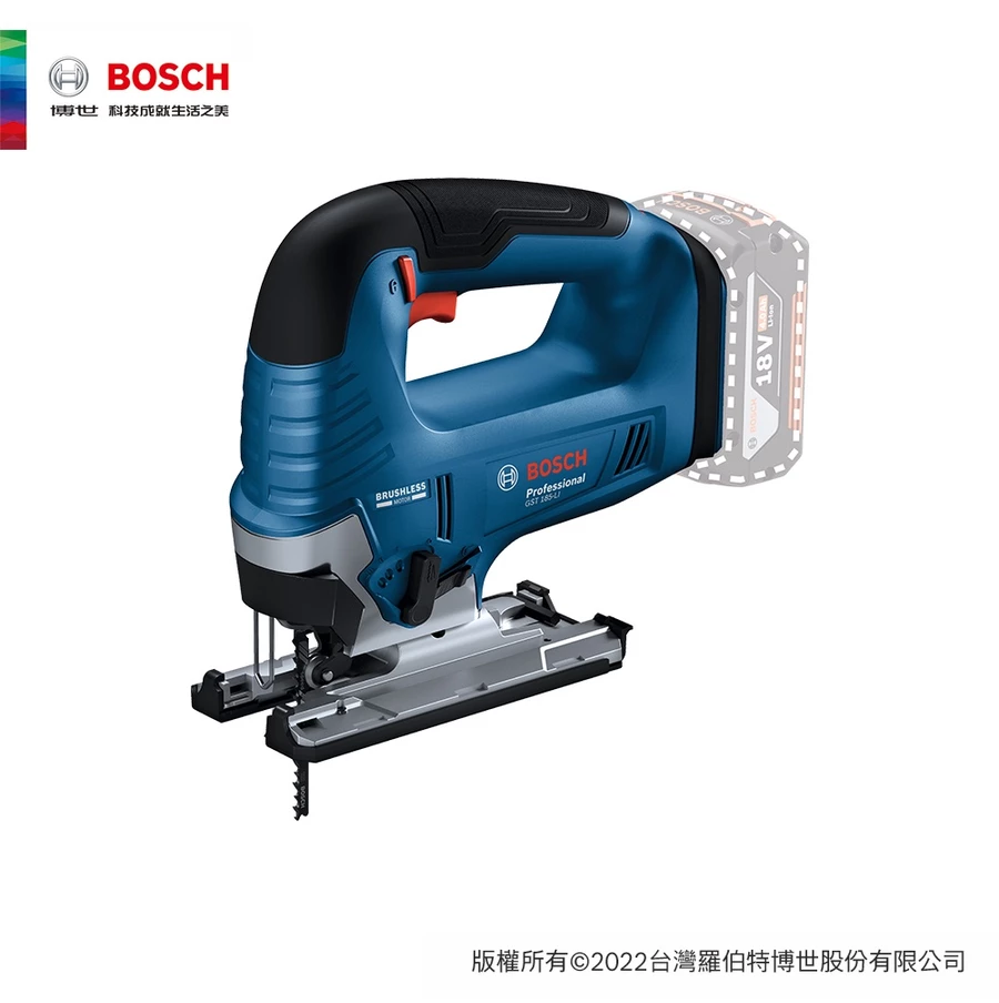 【高雄達順】BOSCH 博世 18V 鋰電無碳刷線鋸機 (單機) GST 185-LI