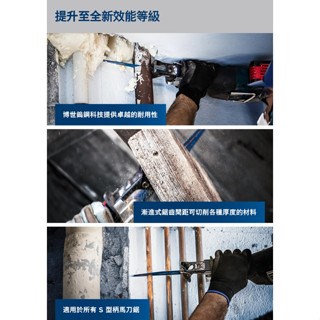 【高雄達順】BOSCH博世 S1256XHM超耐久鎢鋼軍刀鋸片