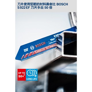 【高雄達順】BOSCH博世 S 522 EHM 超耐久鎢鋼軍刀鋸片