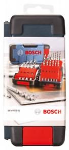  【高雄達順】BOSCH HSS-G金屬鑽頭組 1-10mm 18支盒裝 2607019578