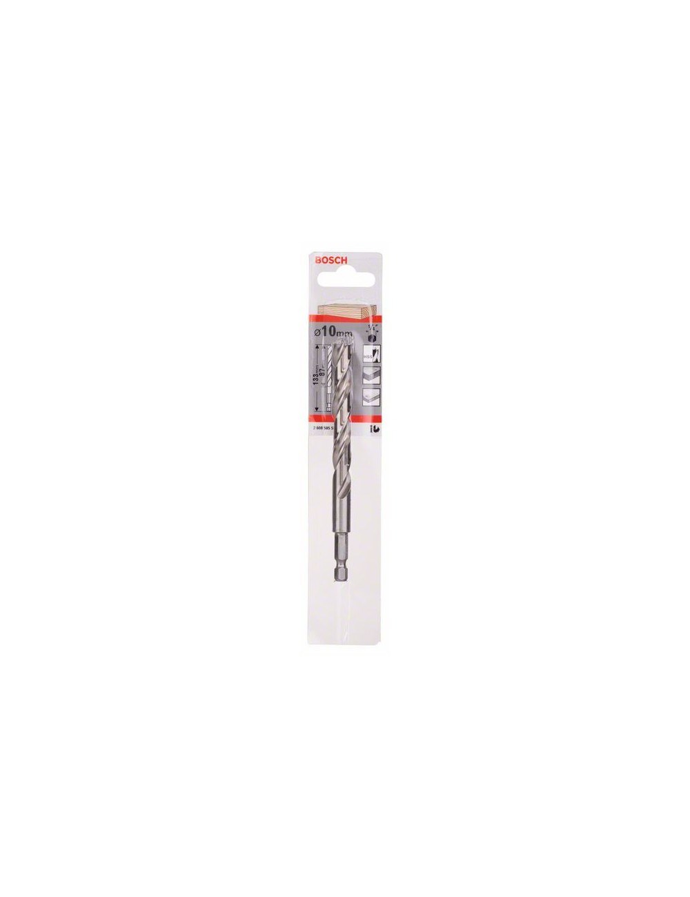 【高雄達順】BOSCH HSS木工鑽頭 1/4" 六角柄