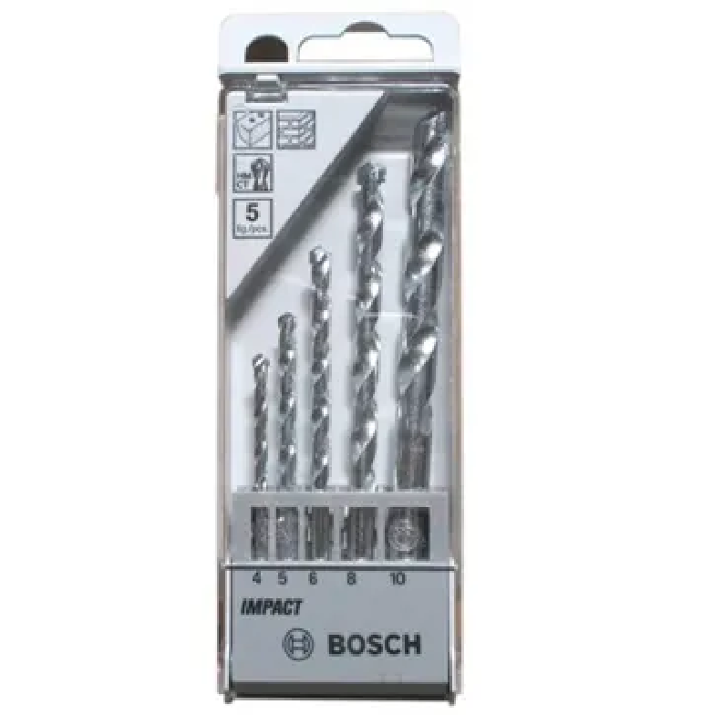 【高雄達順】BOSCH 博世 水泥鑽頭5支裝