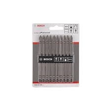 【高雄達順】BOSCH 博世 一字/十字雙頭起子頭組110mm 10支/卡