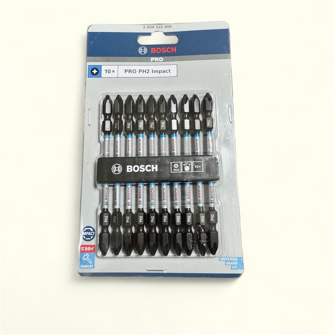  【高雄達順】BOSCH 高扭力起子頭 110長 PH2 雙頭(單支)