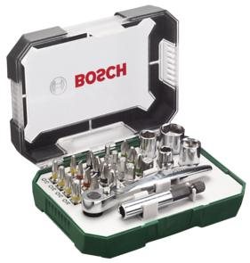  【高雄達順】BOSCH 26件式棘輪起子頭套裝組2607017322