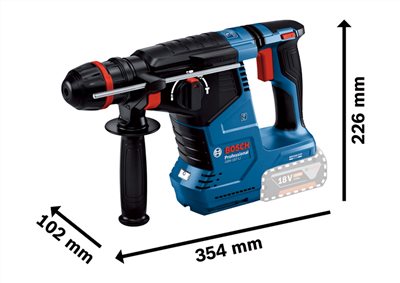  【高雄達順】BOSCH GBH187-LI (ONE CHUCK)鋰電無刷免出力鎚鑽