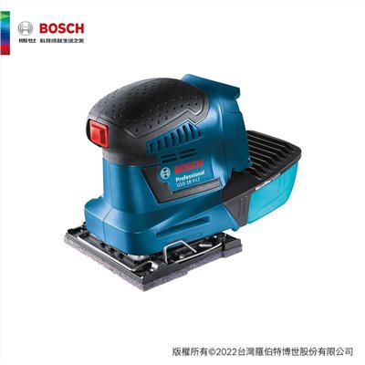 【高雄達順】BOSCH 博世 18V鋰電砂紙機(空機) GSS18 V-LI