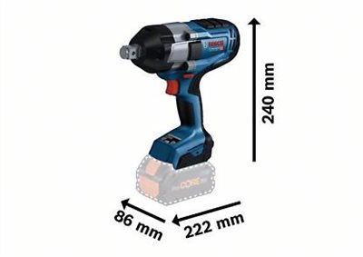 【高雄達順】BOSCH GDS18V-1050H鋰電免碳刷衝擊扳手機(主機)