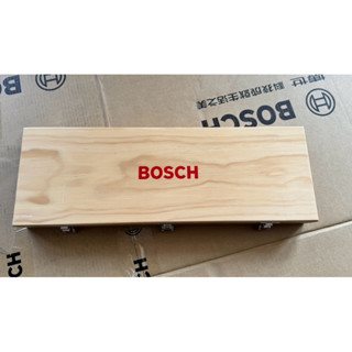 【高雄達順】BOSCH 木工鑽頭 加長 附精美木質收納盒 出清