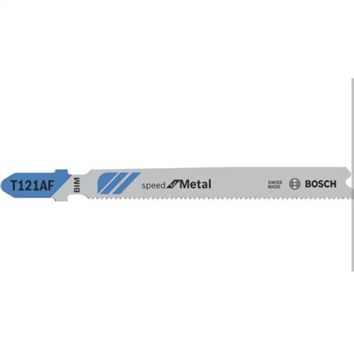 【高雄達順】BOSCH T121AF金屬線鋸片 1卡5支 2608636699