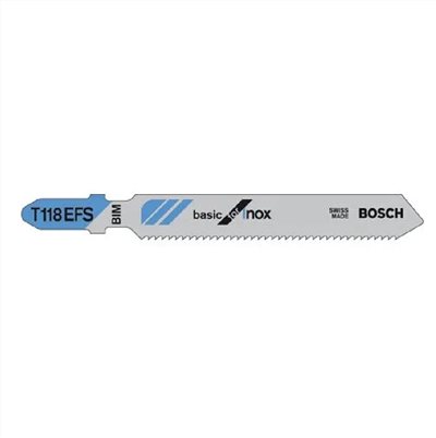 【高雄達順】BOSCH T118 EFS金屬線鋸片 1卡5支 2608636420