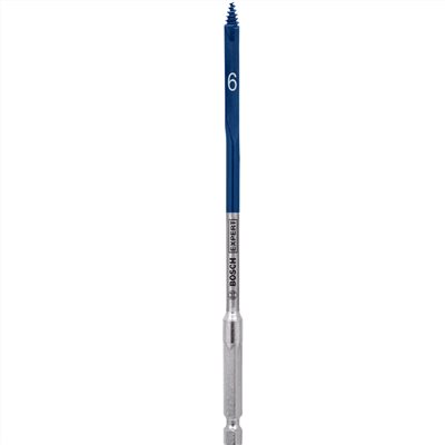 【高雄達順】BOSCH EXPERT Self Cut 木工扁形鑽頭 1/4"六角柄 總長152mm