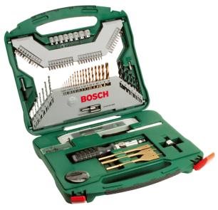 【高雄達順】BOSCH 100件式X-Line鍍鈦鑽頭套裝組