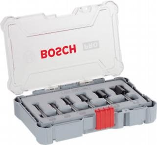 【高雄達順】BOSCH 博世 直溝槽修邊刀6件組(6mm)